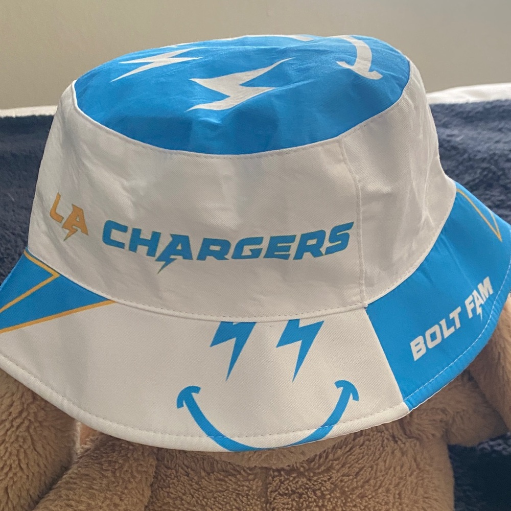 LA Chargers Blue and White Bucket Hat